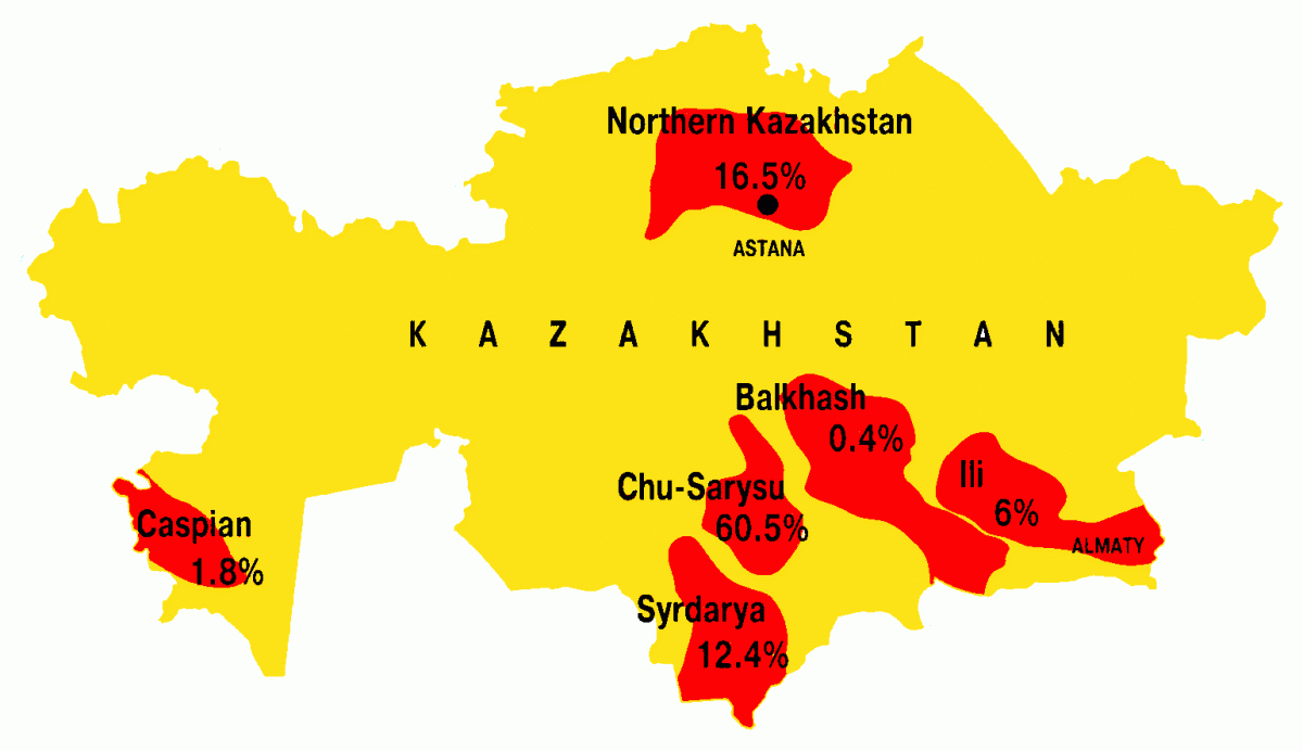 Resource Land Location: Kazahkstan (Uranium)